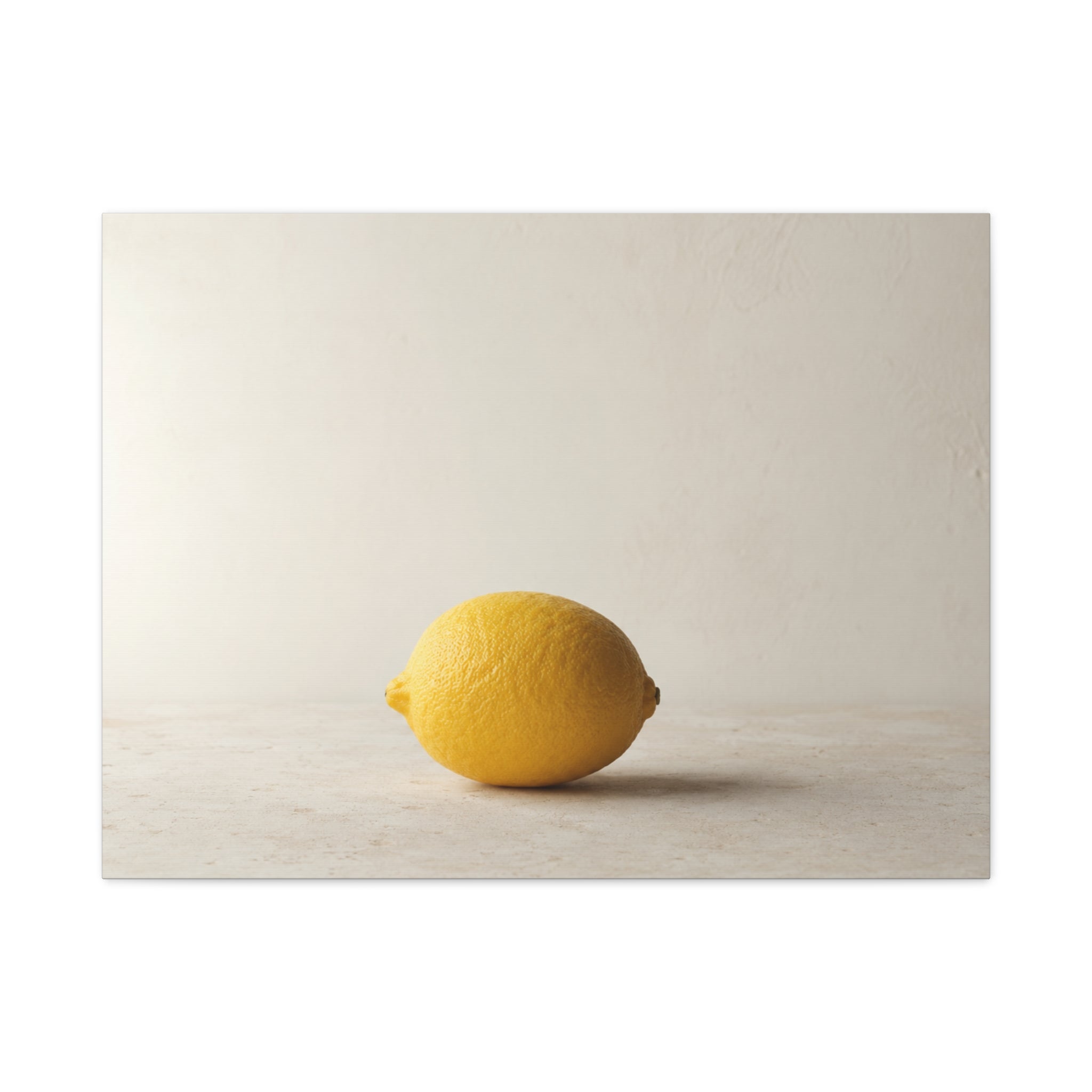 Lemon on Stone Surface