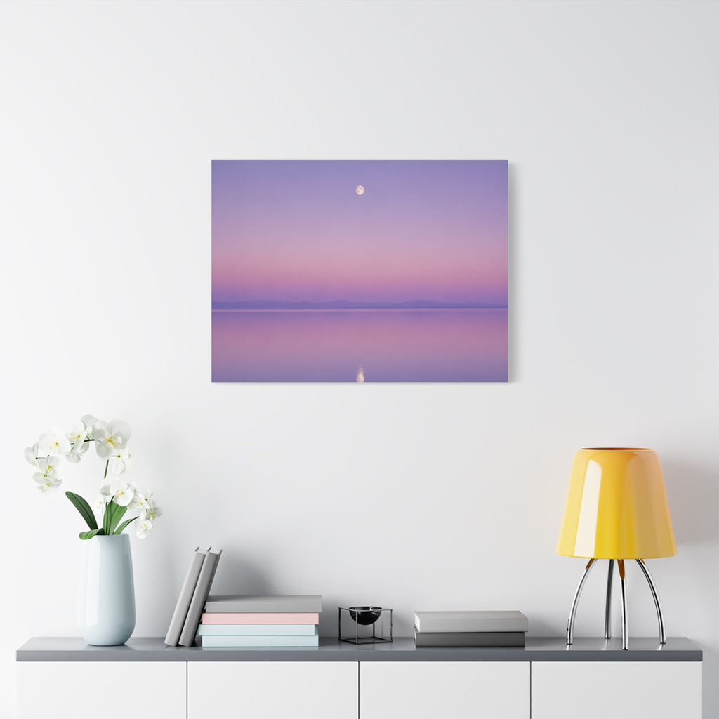 Lavender Moon Reflection