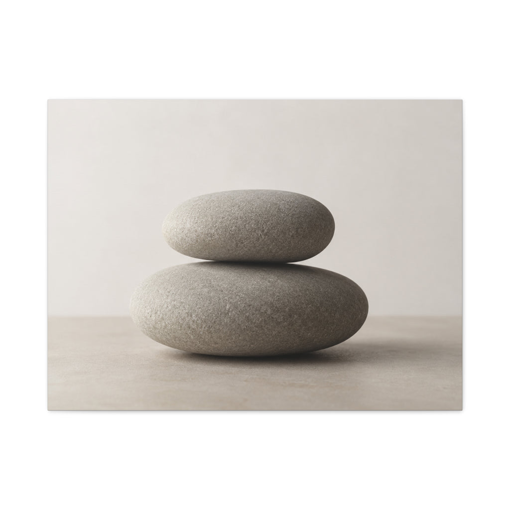 Stone Stack on Neutral Surface