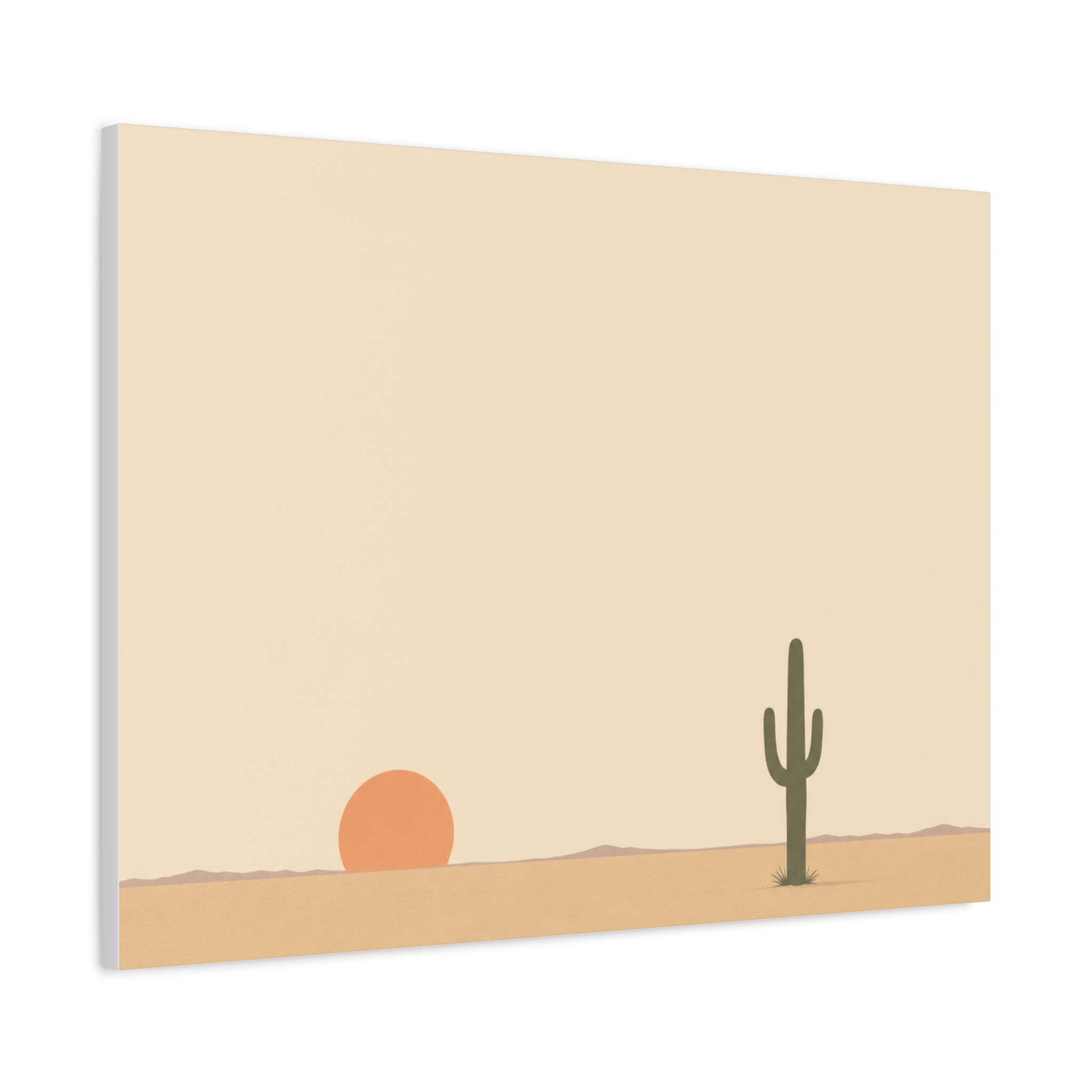 Desert Solitude at Sunrise