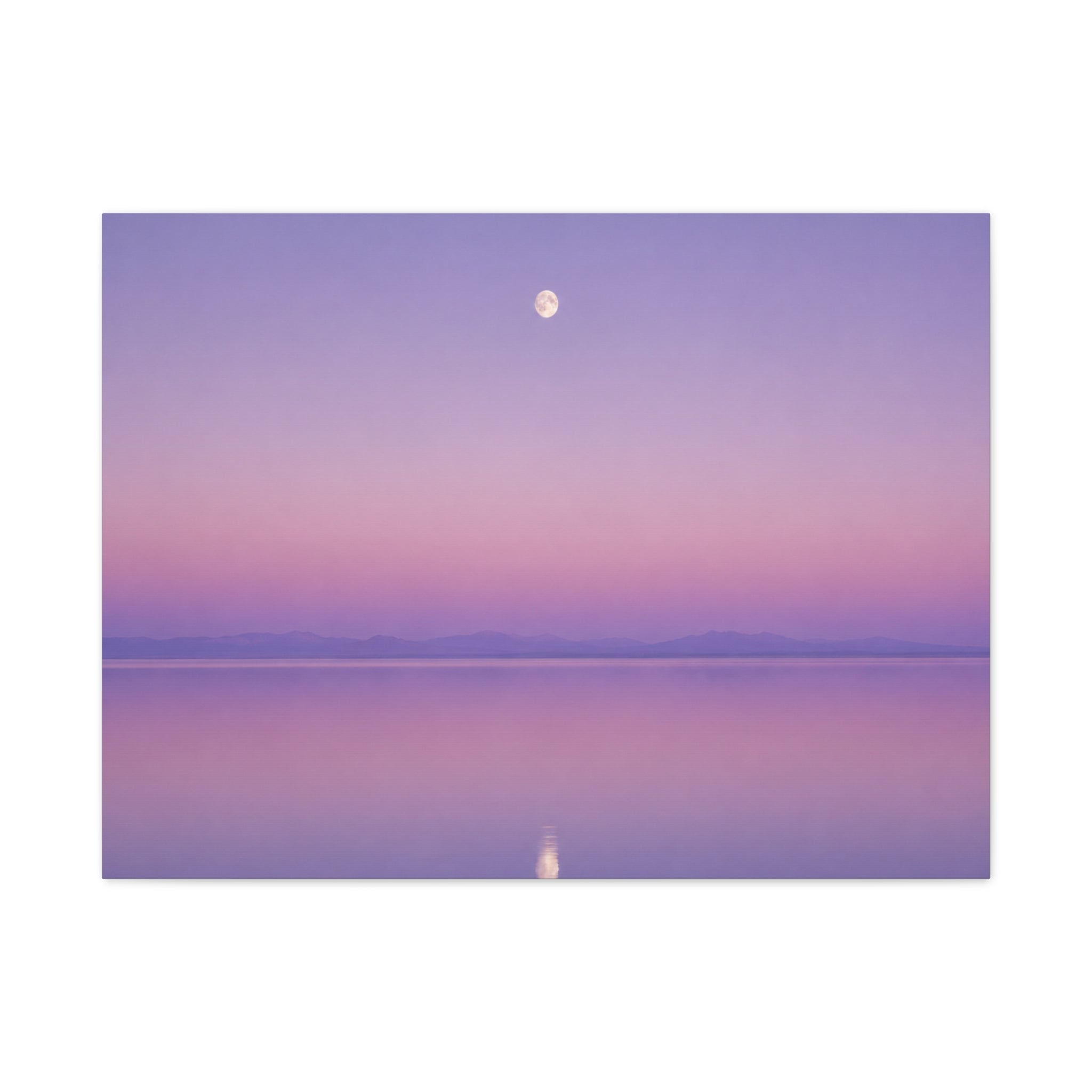 Lavender Moon Reflection