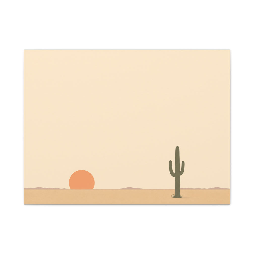 Desert Solitude at Sunrise