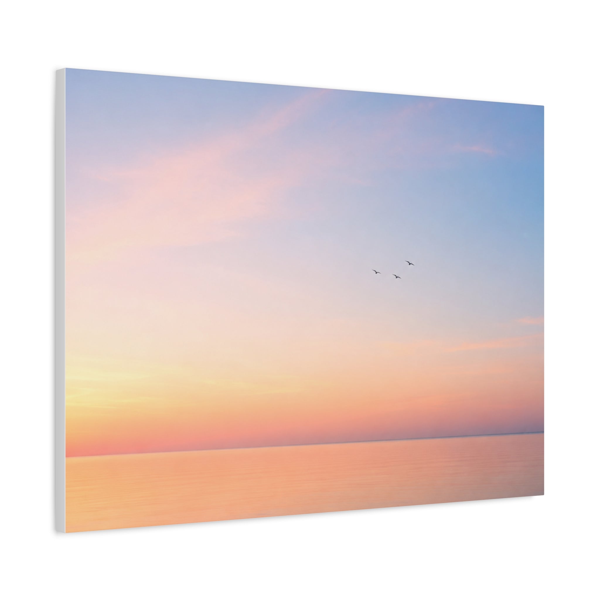 Pastel Sky Over Ocean