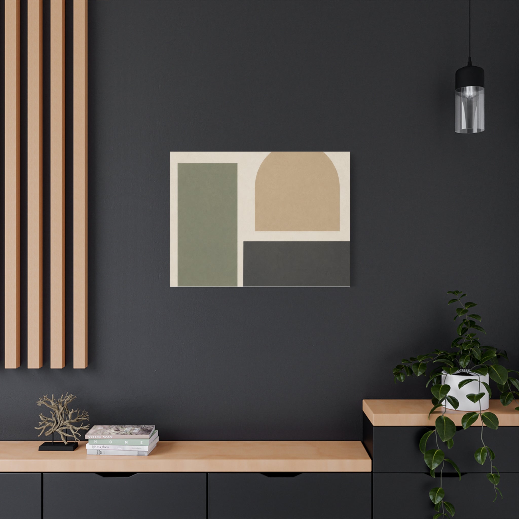 Muted Geometric Balance