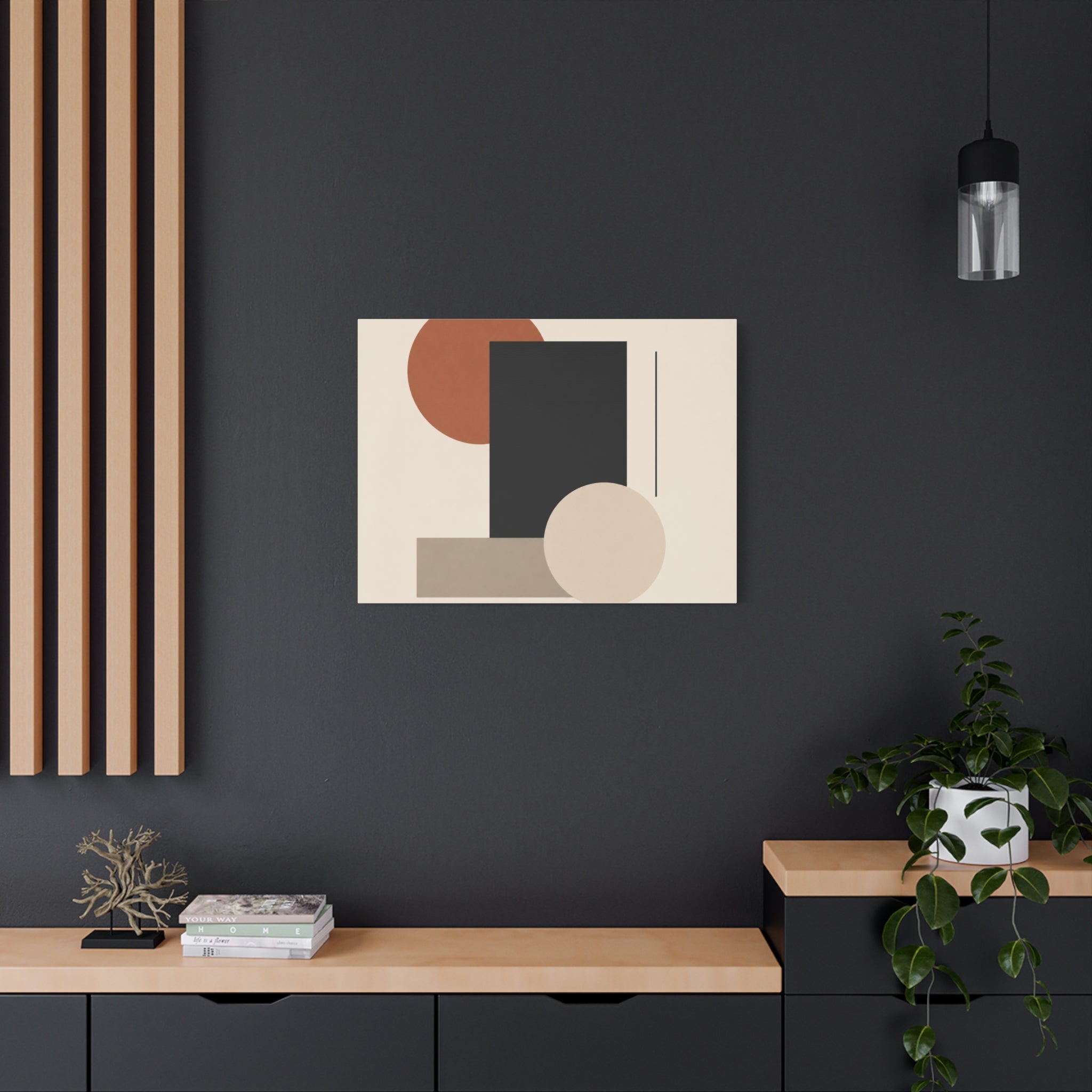 Geometric Abstraction in Neutral Tones