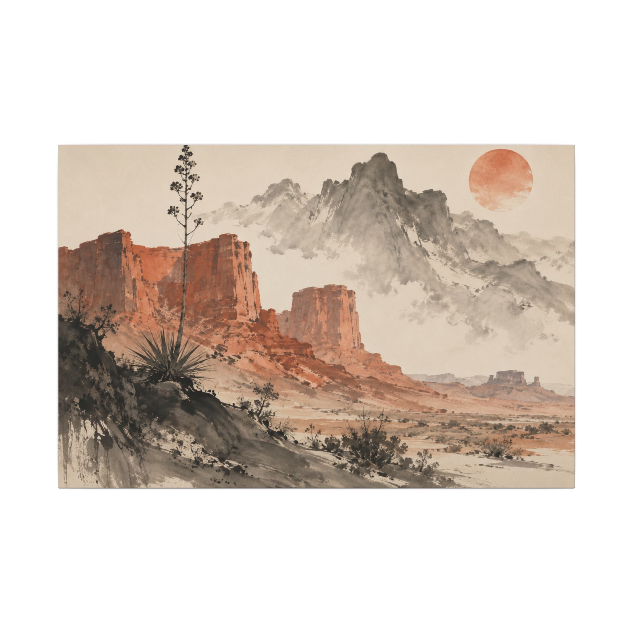 Desert Mesas, Misty Mountains