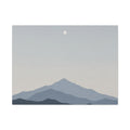 Mountain Dusk with Moon