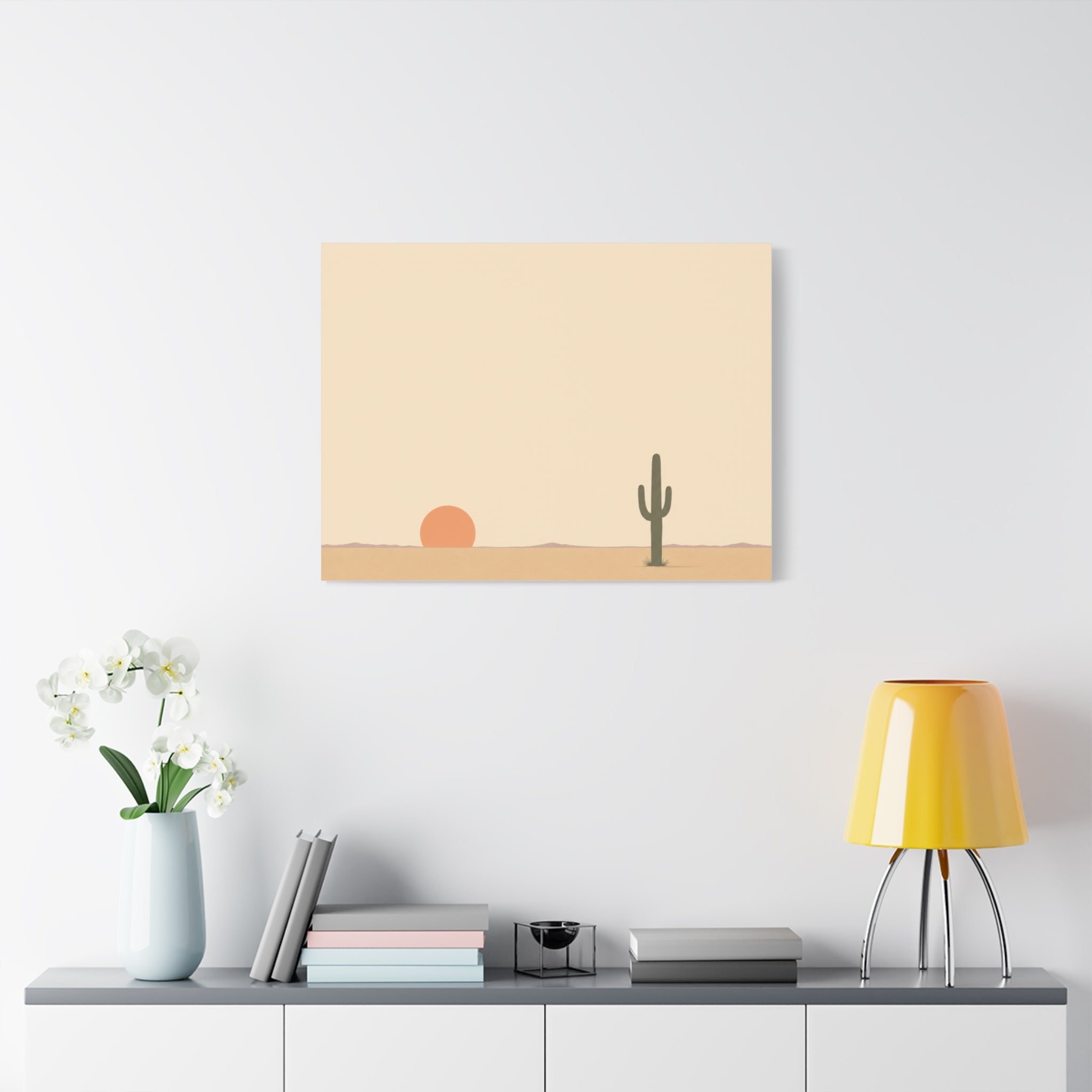 Desert Solitude at Sunrise