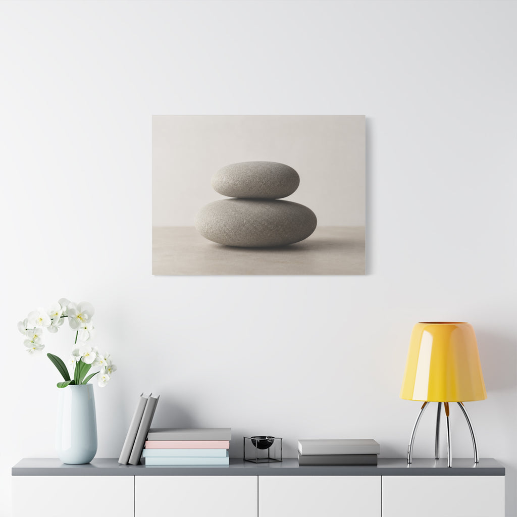 Stone Stack on Neutral Surface