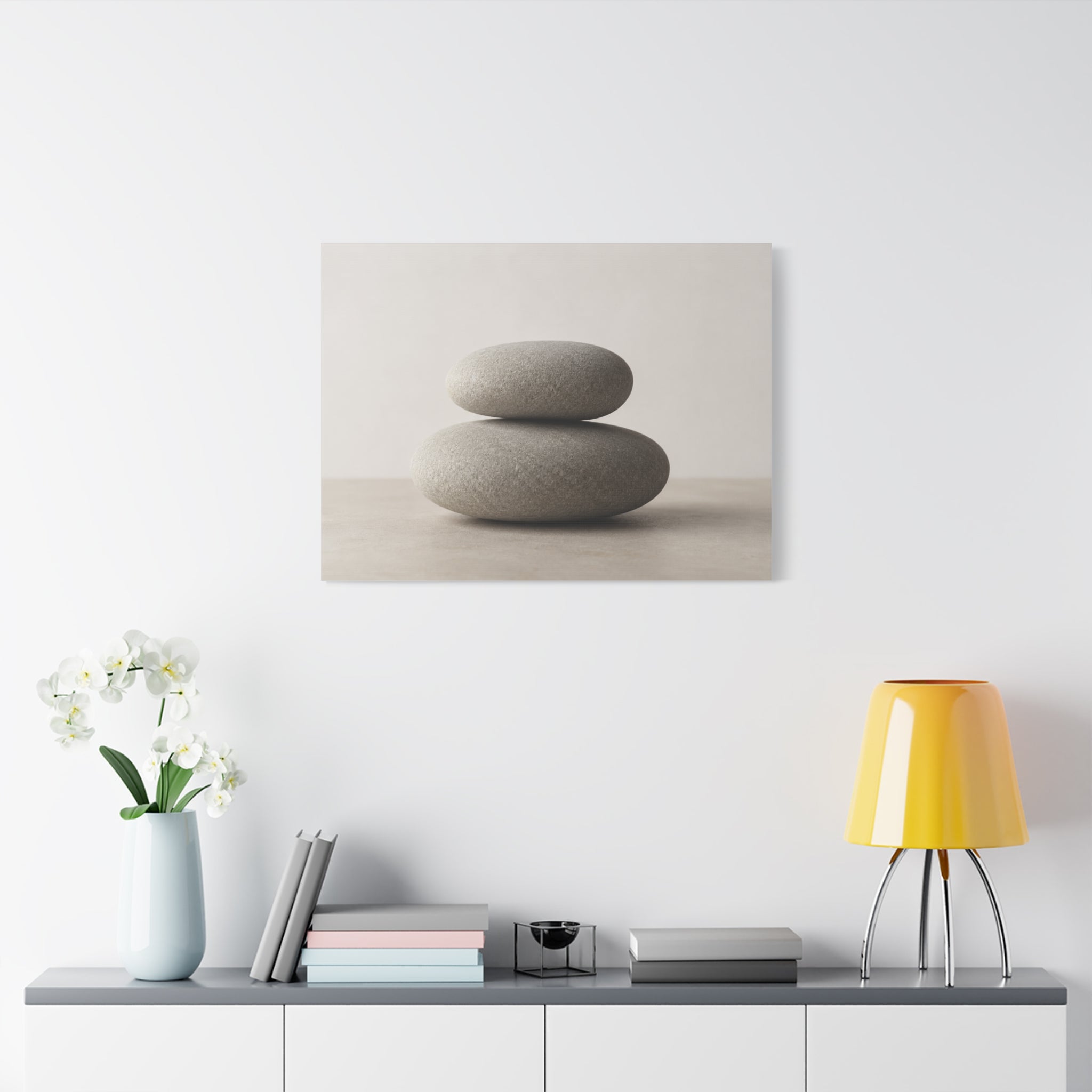 Stone Stack on Neutral Surface
