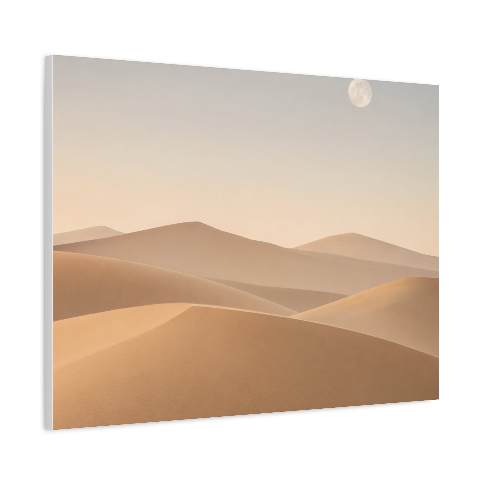 Desert Under a Pale Moon