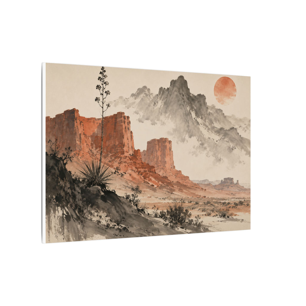 Desert Mesas, Misty Mountains