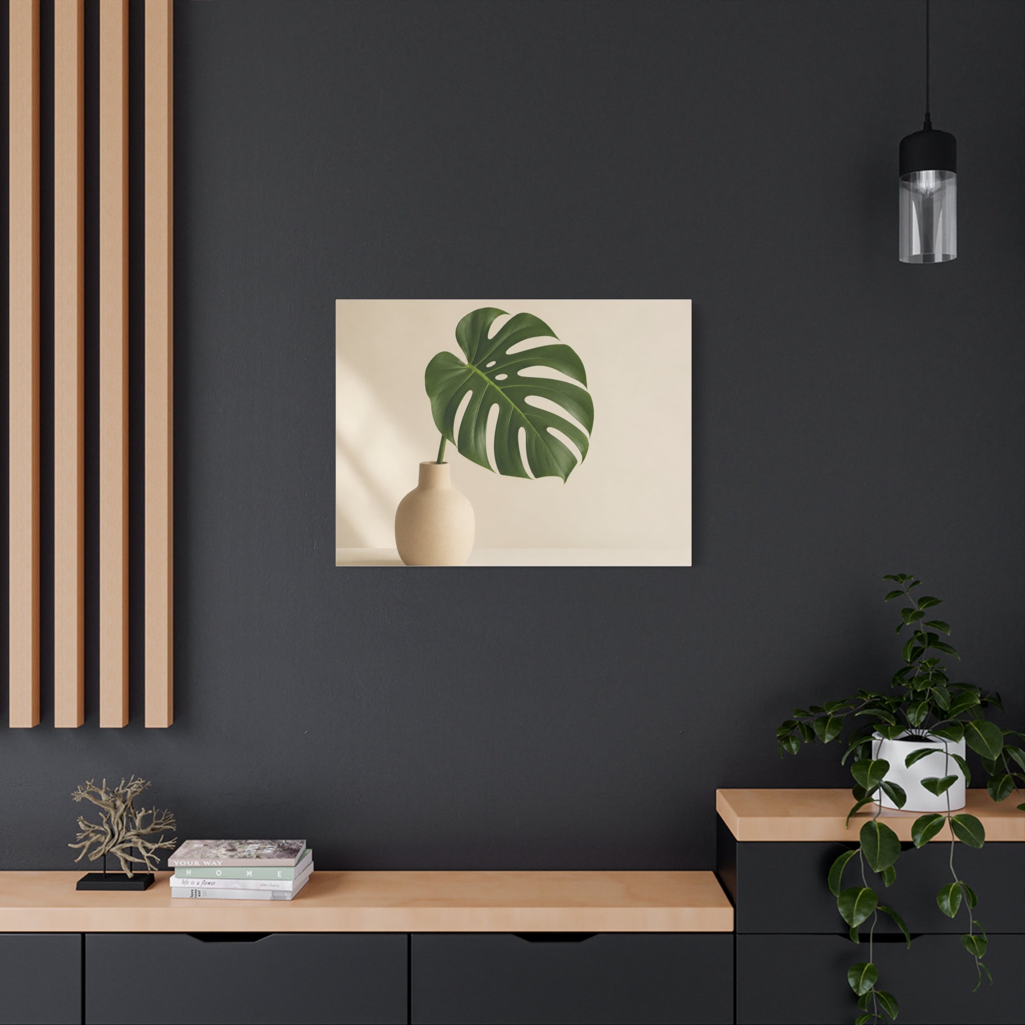 Monstera Leaf in Soft Light