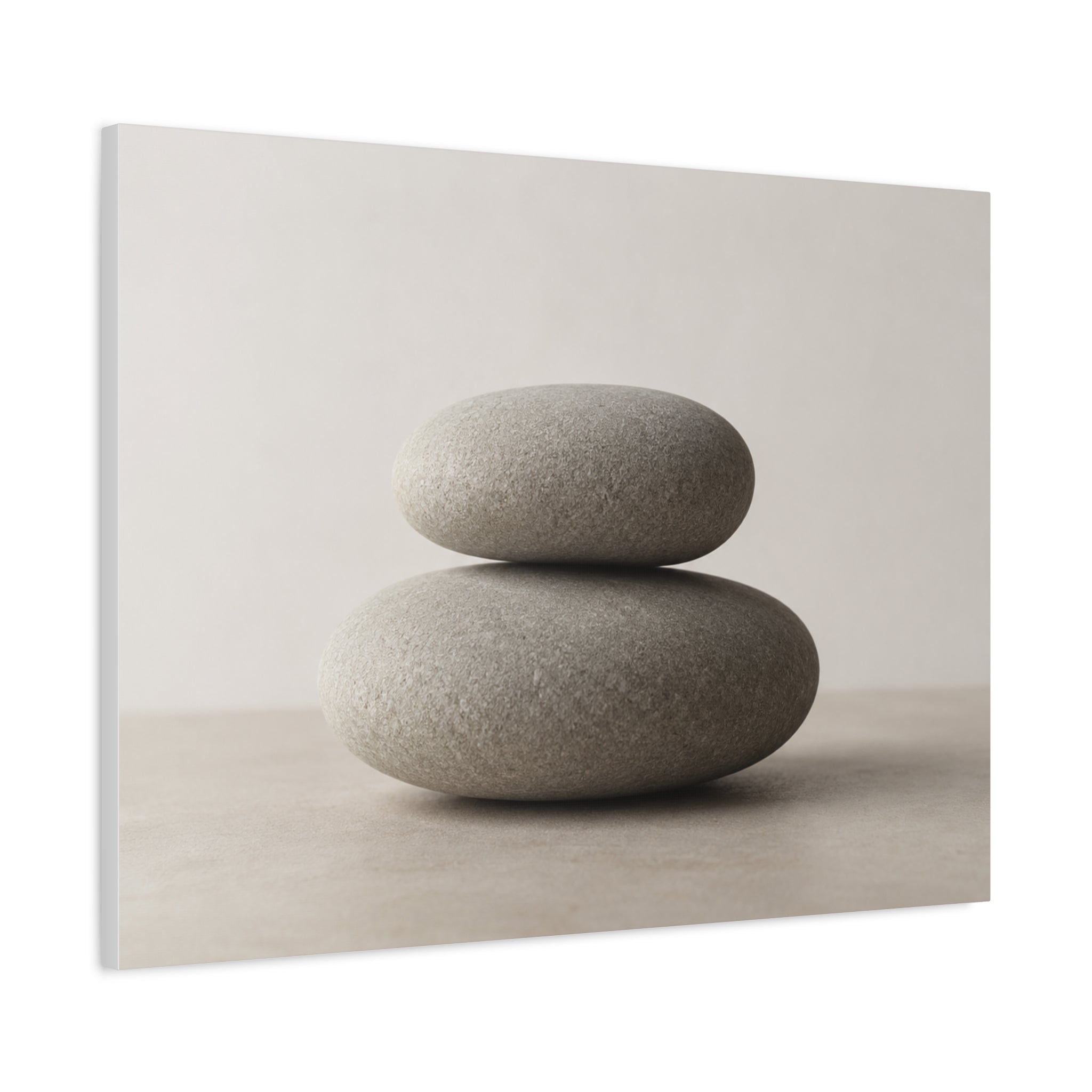 Stone Stack on Neutral Surface