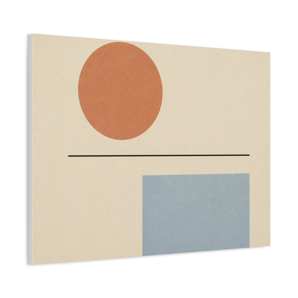 Geometric Balance in Muted Tones