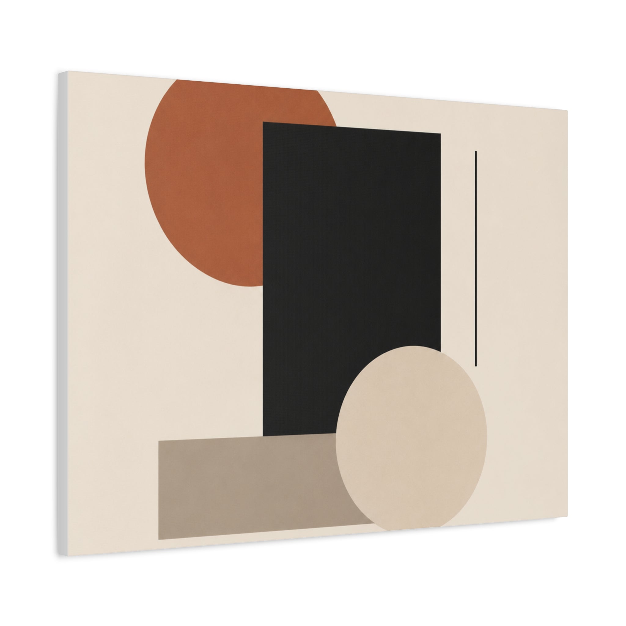 Geometric Abstraction in Neutral Tones
